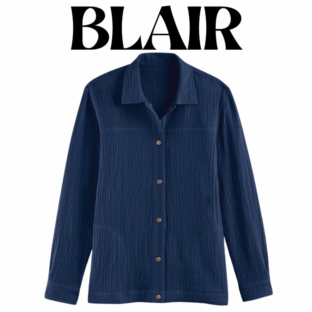 Blair Rich Indigo Gauze Jacket